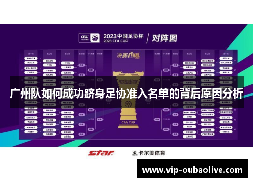 广州队如何成功跻身足协准入名单的背后原因分析